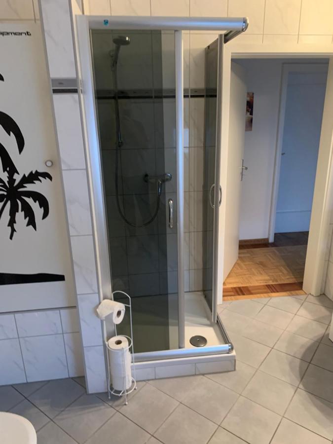 Mainpark Apartment 4 Schlafzimmer Bis Zu 10 Personen Direkt Ueber Aschaffapartment Bei Aschaffenburg Mainaschaff Luaran gambar